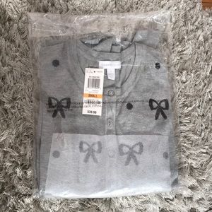 New gray sequin cardigan